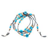 Brillenkoord - Bead Blue - Brillenkoord.nl